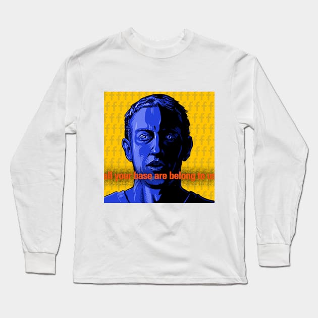 Zuckerburg Long Sleeve T-Shirt by GuyParsons